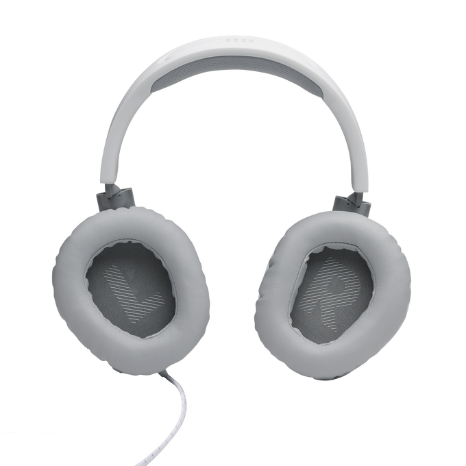 JBL Quantum 100 - White - Wired over-ear gaming headset with flip-up mic - Detailshot 3 image number null